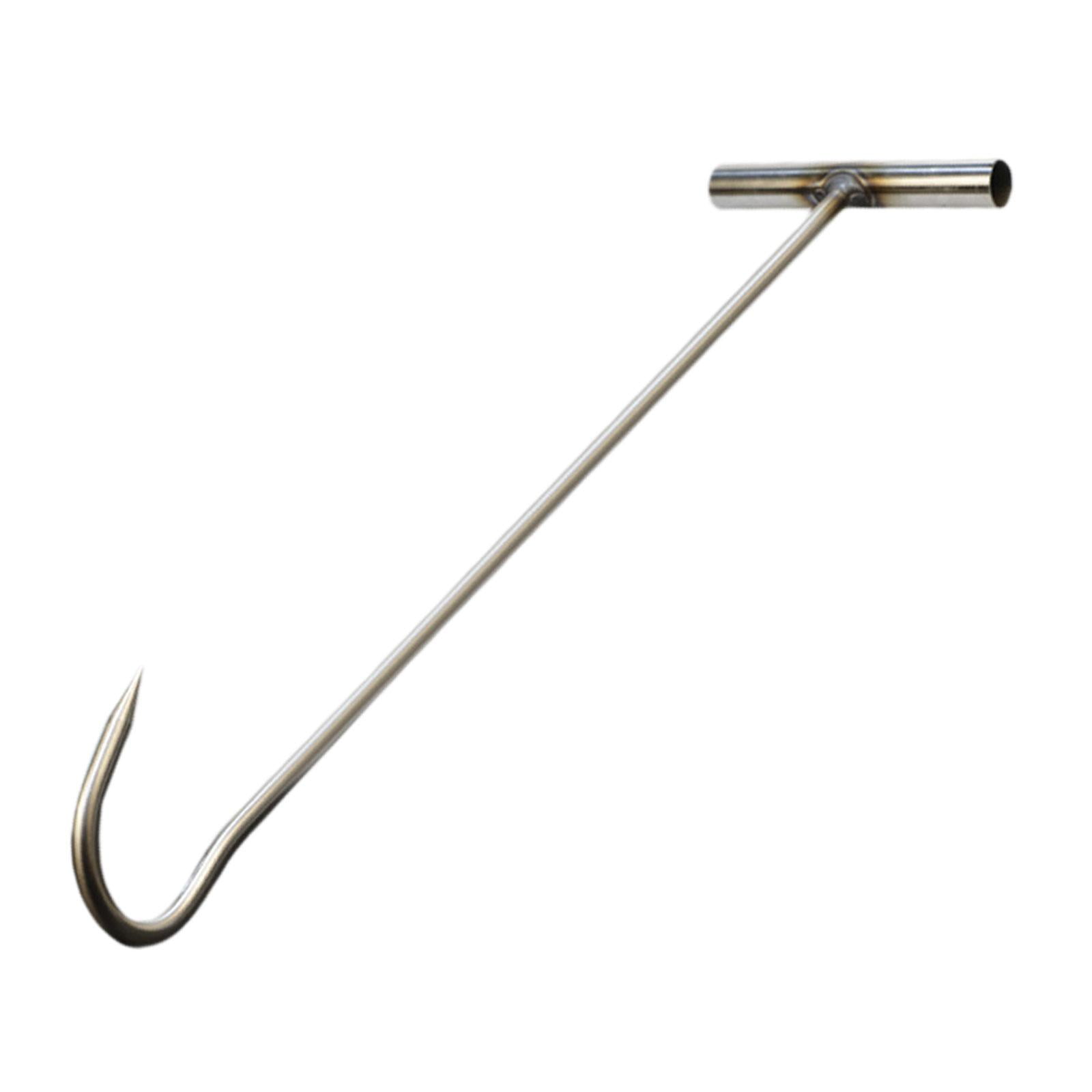 Bothyi - Gancho Para Carne, Gancho Rígido Para Herramientas De Cocina, Tapas De Alcantarilla Para Chefs, Gancho Para Cubierta De Drenaje De 60cm