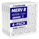 thumbnail image 1 of Filtro de aire Filter King 19,88 x 21,5 x 1 (MERV 8) (paquete de 4), 1 of 6