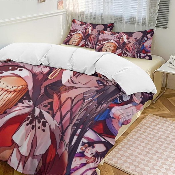 Boa Hancock Bed Duvet Cover Funny Anime Cartoon Bedding Se Lightweight3 Piece Comforter Se, cases