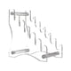 thumbnail image 3 of Soporte Acrílico Para Cuchillos, Estante De Almacenamiento, Estante Para Bar, Multifuncional, 3 of 3