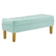 thumbnail image 2 of Banqueta Wood 2c Felpa 01 Verde Agua, 2 of 4