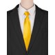 thumbnail image 5 of Corbatas con cremallera preanudadas para hombre INSPIRE CHIC, color sólido, formales y casuales, brillo de satén, amarillo, 5 of 5