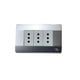 thumbnail image 1 of Enchufe triple 10A Plata K-P03, 1 of 2