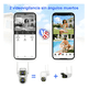 thumbnail image 3 of 2nlf® 10MP Solar Cámara de Seguridad Wifi Exterior Mod2, 3 of 3