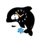 thumbnail image 1 of Reloj De Pared Sin Tictac, Fácil De Leer, Con Dibujos Animados, Bonito, Para Apartamento, Escuela, Oficina, Ballena, 1 of 5