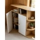 thumbnail image 5 of Zapatero Organizador De Gran Capacidad Multiusos Estilo Nórdico 100x100x40cm Madera y Blanco Diseño Funcional Almacenamiento Robusto, 5 of 6
