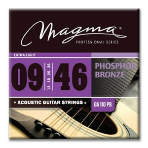 Set Cuerdas Guitarra Acustica Ga110Pb Magma