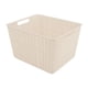 thumbnail image 3 of Cesta Tejida 18 Litros Blanco Crema, 3 of 3