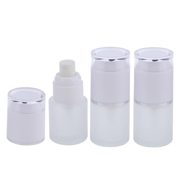 Bomba vacía recargable del aerosol de la bomba del frosting del vidrio de helada 20ml 3 pedazos