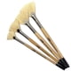 thumbnail image 3 of Juego de Pinceles Abanico ZEM 2, 4, 6, 8 de Cerda de Cerdo Blanco, 3 of 7