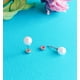 thumbnail image 2 of Pendientes 6mm Perlas De Agua Dulce Cierre Tuerca, 2 of 3