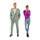 thumbnail image 1 of 2 Figuras De Mujeres Y Hombres A Escala 1:64, Diseño De Decoración De Escritorio, Figuras Pintadas A Mano, Color Gris, 1 of 3