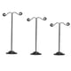 thumbnail image 2 of 3x Iron T Bar Earring Necklace Jewelry Display Stand Rack Black-Circle, 2 of 5
