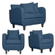 thumbnail image 1 of Juego De Living 2-1-1 CRONOS Azul, 1 of 3