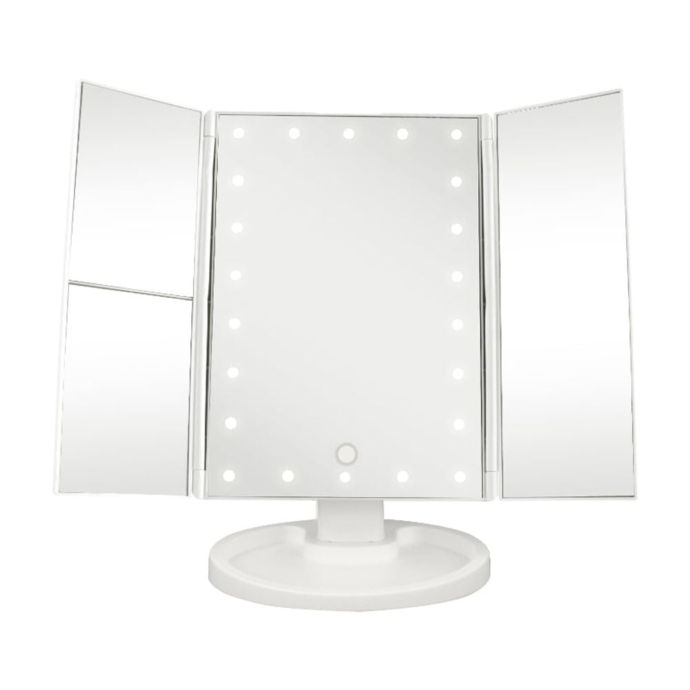 Espejo Hollywood 22 Luz Led 3 Caras White Vivitar Mr1307wht