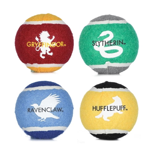 Juguete Para Perro Harry Potter 4 Unidades Pelotas De Tenis Orgullo Hogwarts 6.5 Cm