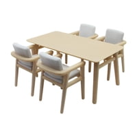 Magideal - Juego De Mesa Y Sillas Para Casa De Muñecas, Mini Muebles, Decoración De Escena, Muebles, Juguetes, Accesorios Para Juego De Imitación Para Diseño De 34X17X15 Pulgadas