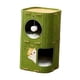 thumbnail image 3 of Cama para gatos de 2 pisos, cueva, casa para gatos, túnel cubierto, condominio, cama cerrada para gatitos, al aire libre, gatitos, juegos múltiples Verde, 3 of 5