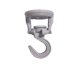 thumbnail image 1 of Gancho giratorio Living Accents, zinc blanco, 9 cm de alto, 1 paquete, 1 of 1