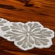thumbnail image 3 of Caminero de mesa CLEENTABLE 91 × 33 cm Blanco y plateado con cuentas, 3 of 8