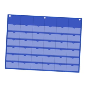 Bothyi - Organizador De Tarjetas De Bolsillo Para Oficina, Armario Y Dormitorio, Color Azul