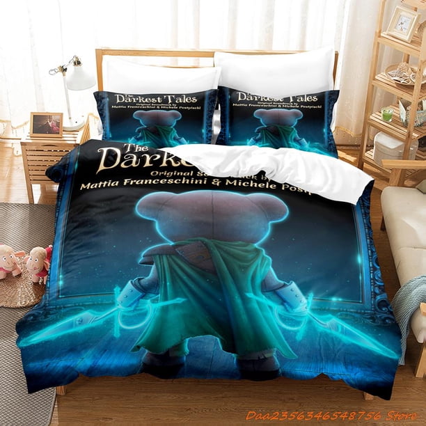 v840 Bed Sheets The Darkest Tales Bedding Set Single Twin Full Queen King Size Bed Set Aldult Kid Bedroom Duvetcover Sets Anime Bed 3-Piece Bedding Set (1 Duvet Cover + 2 Pillow Shams) Bed Sheets ju8