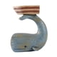 thumbnail image 3 of Escultura De Ballena, Adorno Artesanal Mediterráneo Para Dormitorio, Oficina Y Sala De Estar., 3 of 5