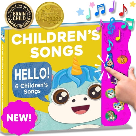 Astro Learns English - Juguete Musical Y Libro De Sonido Interactivo Para Niños Pequeños De 1 A 3 Años