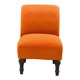 thumbnail image 4 of Decoración De La Cubierta De La Funda De La Silla Elástica De Terciopelo Para El Hotel Casero Naranja, 4 of 5