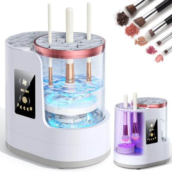 Limpiador eléctrico de brochas de maquillaje Jnconser 3 en 1 automático
