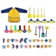thumbnail image 1 of 44 Piezas Esponjas Pinceles Pinceles Kit Formas Cepillos Pinceles Judenos Dibujo Herramientas Amarillo, 1 of 5