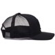 thumbnail image 3 of Gorra ARIAT Monochrome Shield Logo negra con malla en la espalda para hombre, 3 of 6
