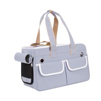 Ioensy - Portadores Para Perros Y Gatos Pequeños, Bolso Duradero Portátil Multiusos Para Perros Y Gatos Que Caminan, Color Gris