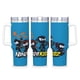thumbnail image 1 of Niños Ninja Vaso aislado de acero inoxidable con asa, diseño temático, regalo para familia, amigos y fans; incluye pajita y encaja en el portavasos estándar, 40 oz, 1 of 6