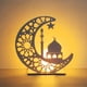 thumbnail image 4 of 3D Wooden Handmade Moon Star LED Lights - Perfect Ramadan Kareem Ornament for Muslims, Eid Crafts, Home Decor & Themed Parties, 4 of 4