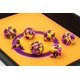 thumbnail image 3 of Juego de dados Metallic Dice Games FanRoll 16mm Pride Intersex, 3 of 8