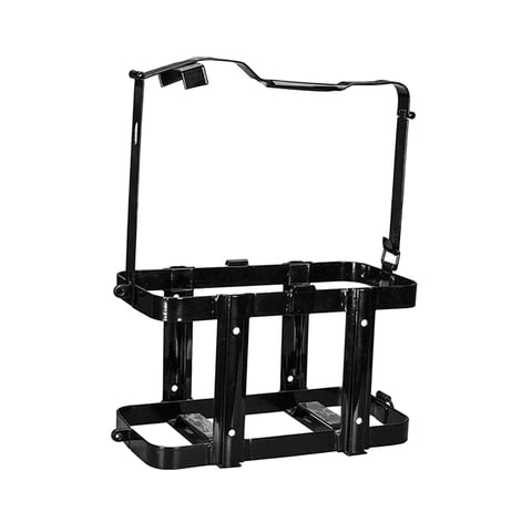 Magideal - Soporte Para Latas De Gas Jerry, Estante Para Tanque Para Latas De 5 Galones, Fácil De Usar, Fácil De Instalar, Metal Negro, Reemplaza A 39X21X49Cm,