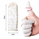 thumbnail image 3 of Dedales desechables blancos, sin polvo, de látex, antiestáticos, para manicura y belleza., 3 of 8