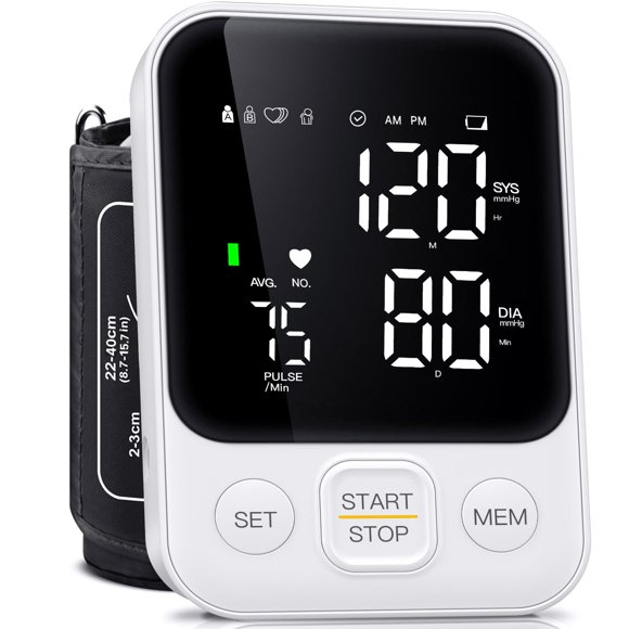 Monitor de presión arterial Oklar Upper Arm 22-40 cm Cuff 240 Memory
