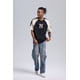 thumbnail image 4 of Polera Hombre Manga Contra Tono Negro, 4 of 4