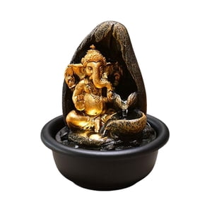 Bothyi - Fuente De Agua De Mesa, Figura Decorativa De Buda Para El Hogar, Oficina, Granja, Estilo B