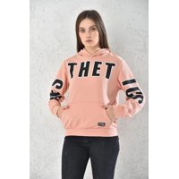 Home Fashion - Poleron Mujer Con Capucha Rosado Talla L