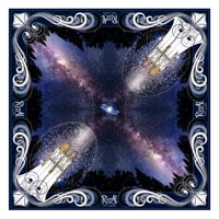 Rival - Pañuelo Bandana Semi Satinado Estampado Pleyades