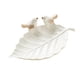thumbnail image 2 of Pendientes En Forma De Hoja De Porcelana, Bandeja De Joyería, Plato De Aperitivos Para Regalo De Inauguración De La Casa, Color Blanco, 2 of 5