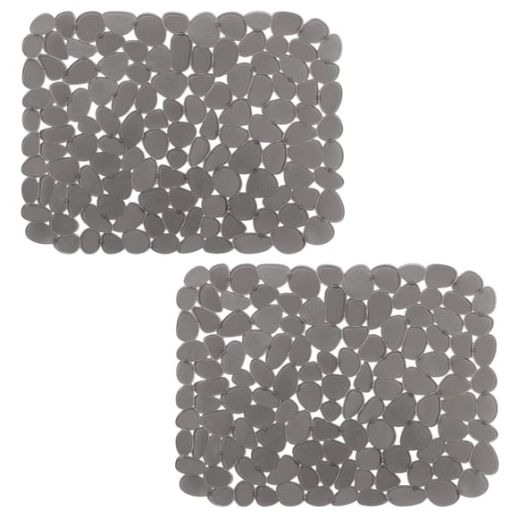 Tapete Para Fregadero Pebble Para Fregaderos De Acero Inoxidable Cerámica 2 Unidades