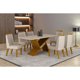 thumbnail image 2 of Juego Comedor Agata 6 Sillas Blanco, 2 of 10