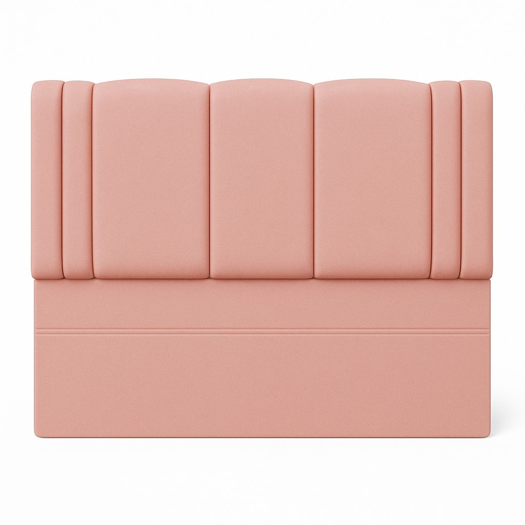 Ethan Desing - Respaldo De Cama 1 Plazas Milano Rosado