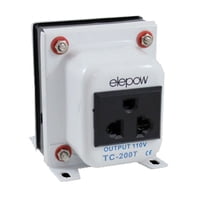 Elepow - Autotransformador De Voltaje 200W Con Tierra