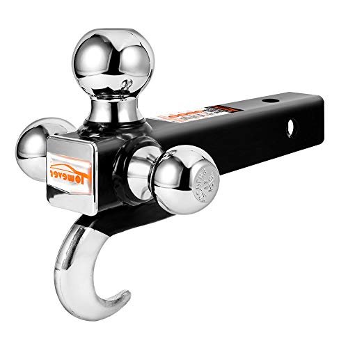 Enganche de Remolque Towever 84180 Clase III/IV con Montura de Bola Triple
