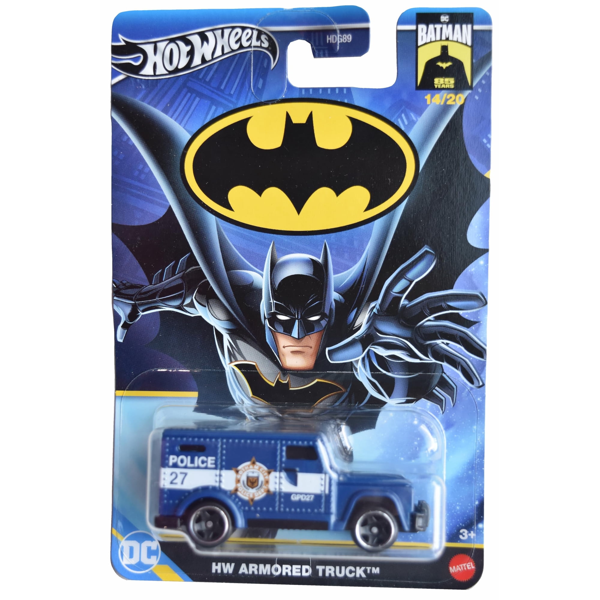 Hot Wheels - Camión Blindado Hw De Batman 85.º Aniversario A Escala 1:64